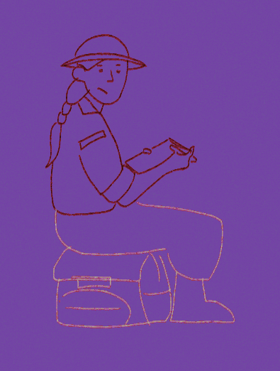 Biologist illustration